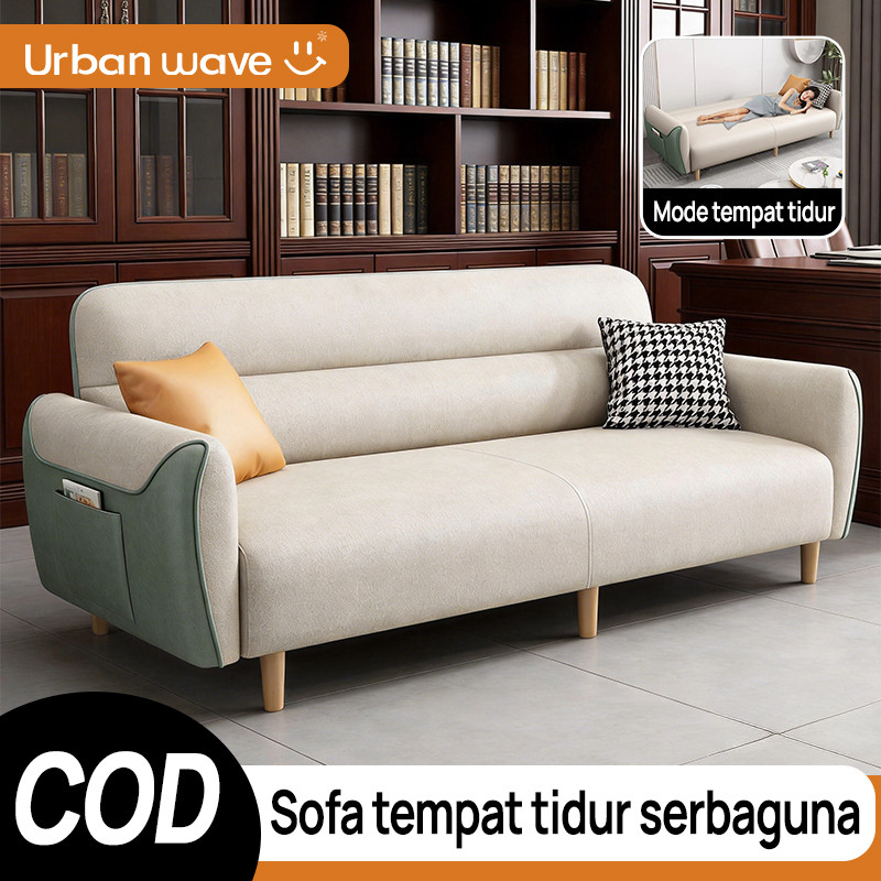 Urban Wave sofa kecil untuk kamar 2in1 sofa santai sofabed kursi kamar sofa kamar sofa panjang