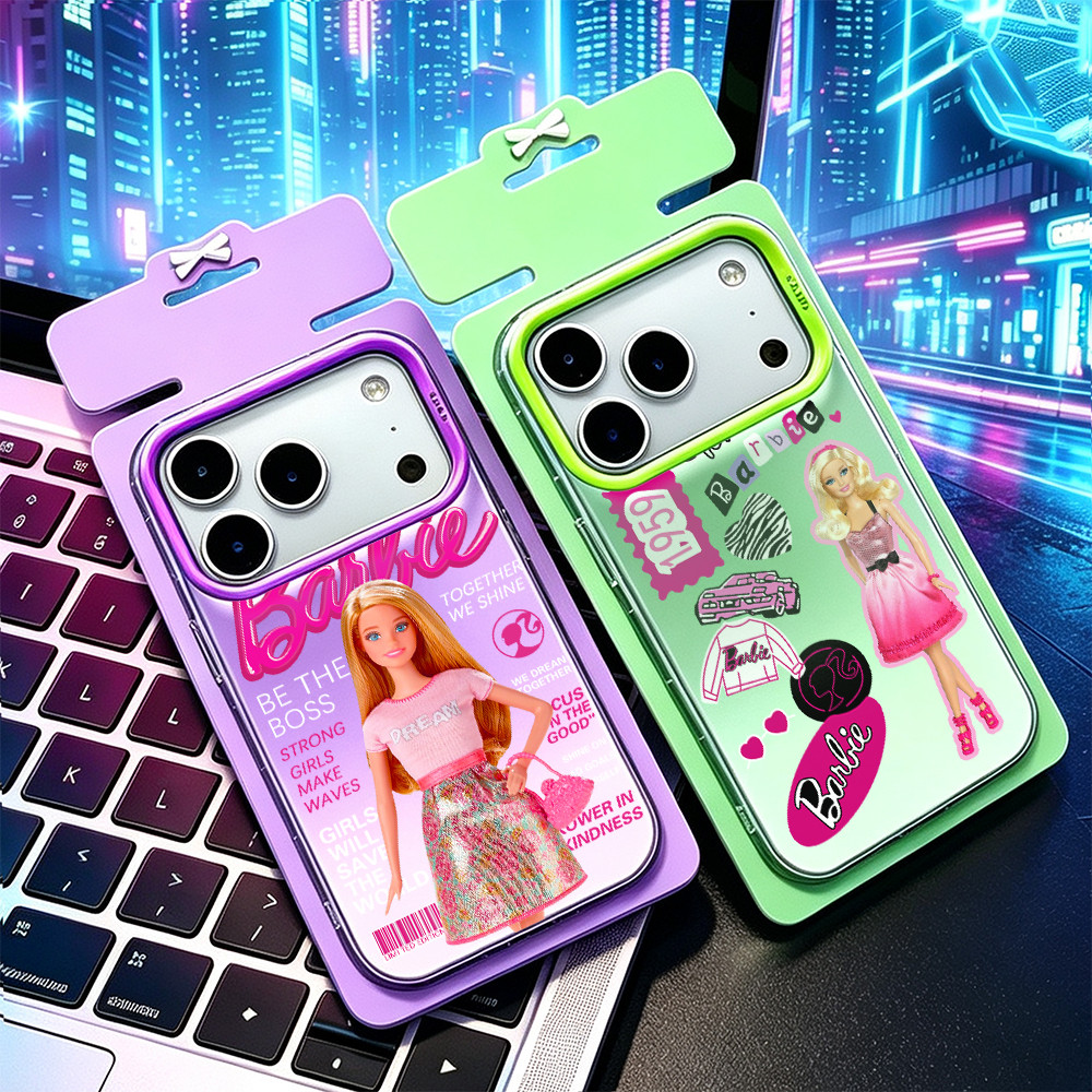Majalah mode,gadis barbie cantik iPhone 17/16/15/14 Pro Max 17 Air Kasus telepon klasik populer untu