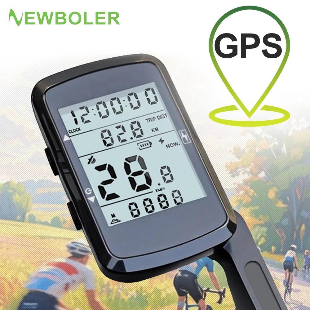 NEWBOLER GPS Bicycle Wireless Computer Waterproof Cycling Speedometer MTB Road Bike Computer  Bike A