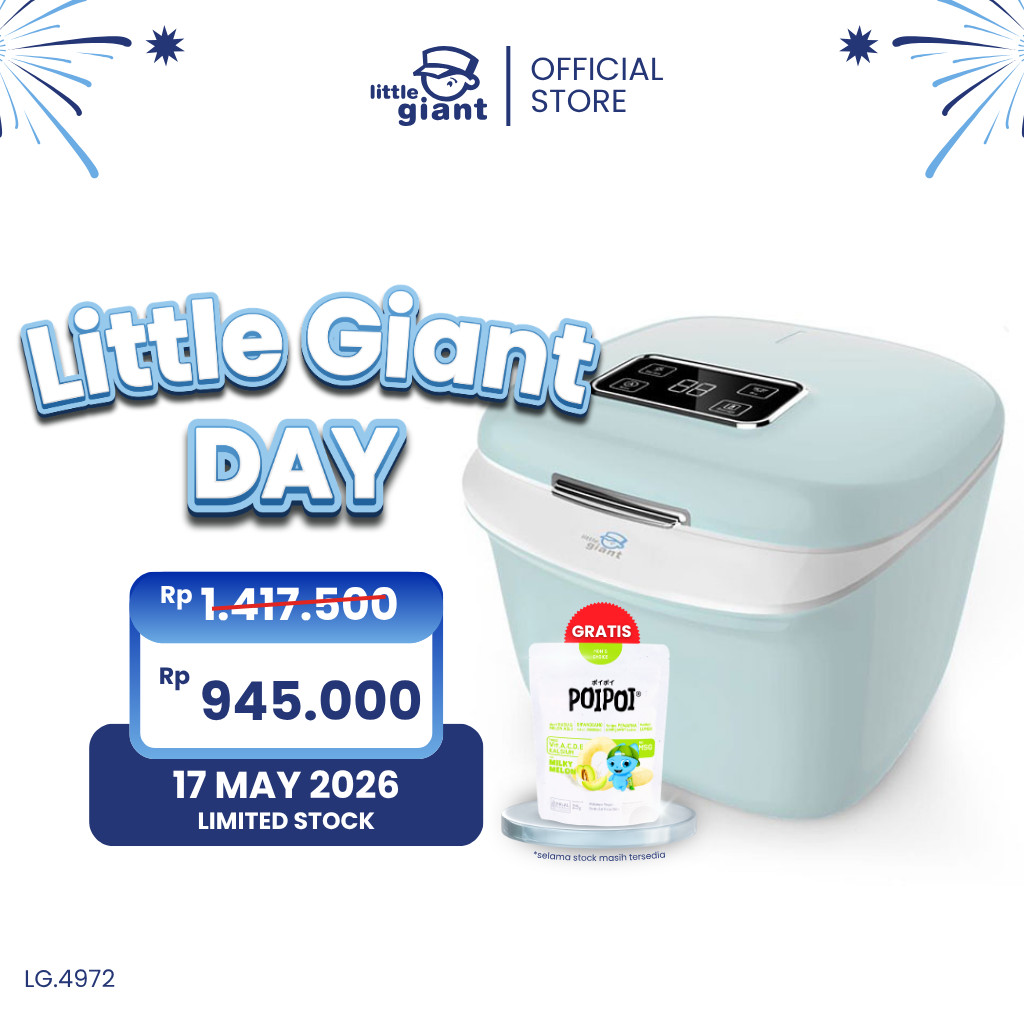 Little Giant Zhora Digital UV Sterilizer & Dryer | UV Sterilizer Botol Bayi