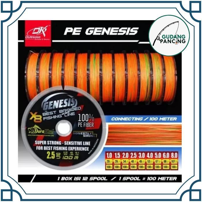 Senar Pancing Duraking Genesis X8 PE - PE 1.0