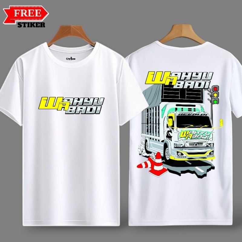 BAJU KAOS ANAK TRUK WAHYU ABADI BAHAN CATTON COMBED 30S