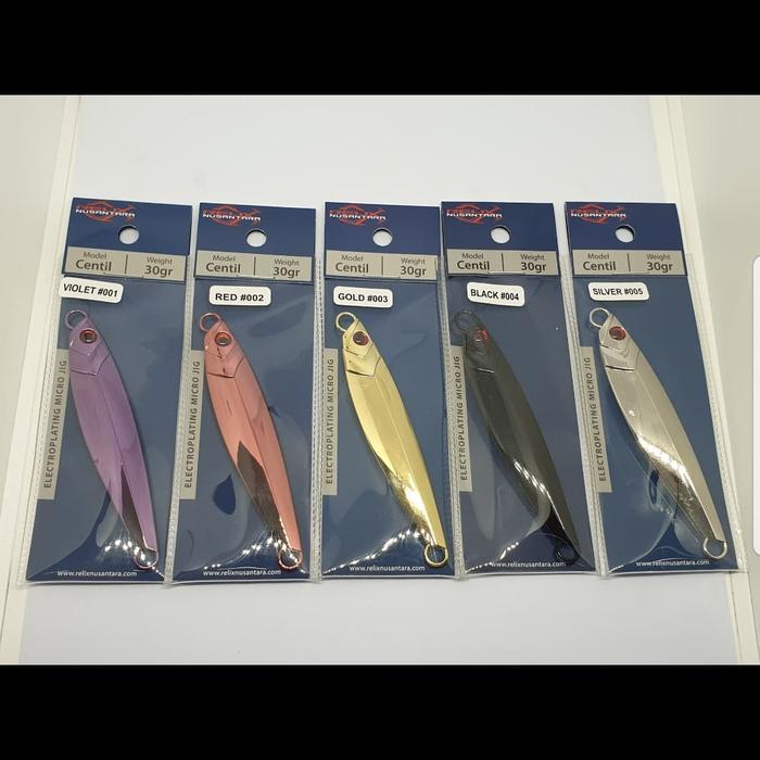 METAL JIG RELIX NUSANTARA CENTIL 20gram - RED