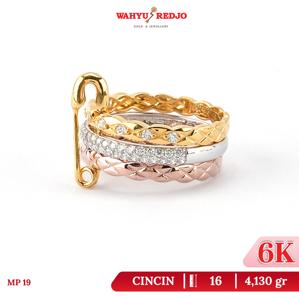 Cincin Peniti Emas Kadar 6K Wahyu Redjo PMR