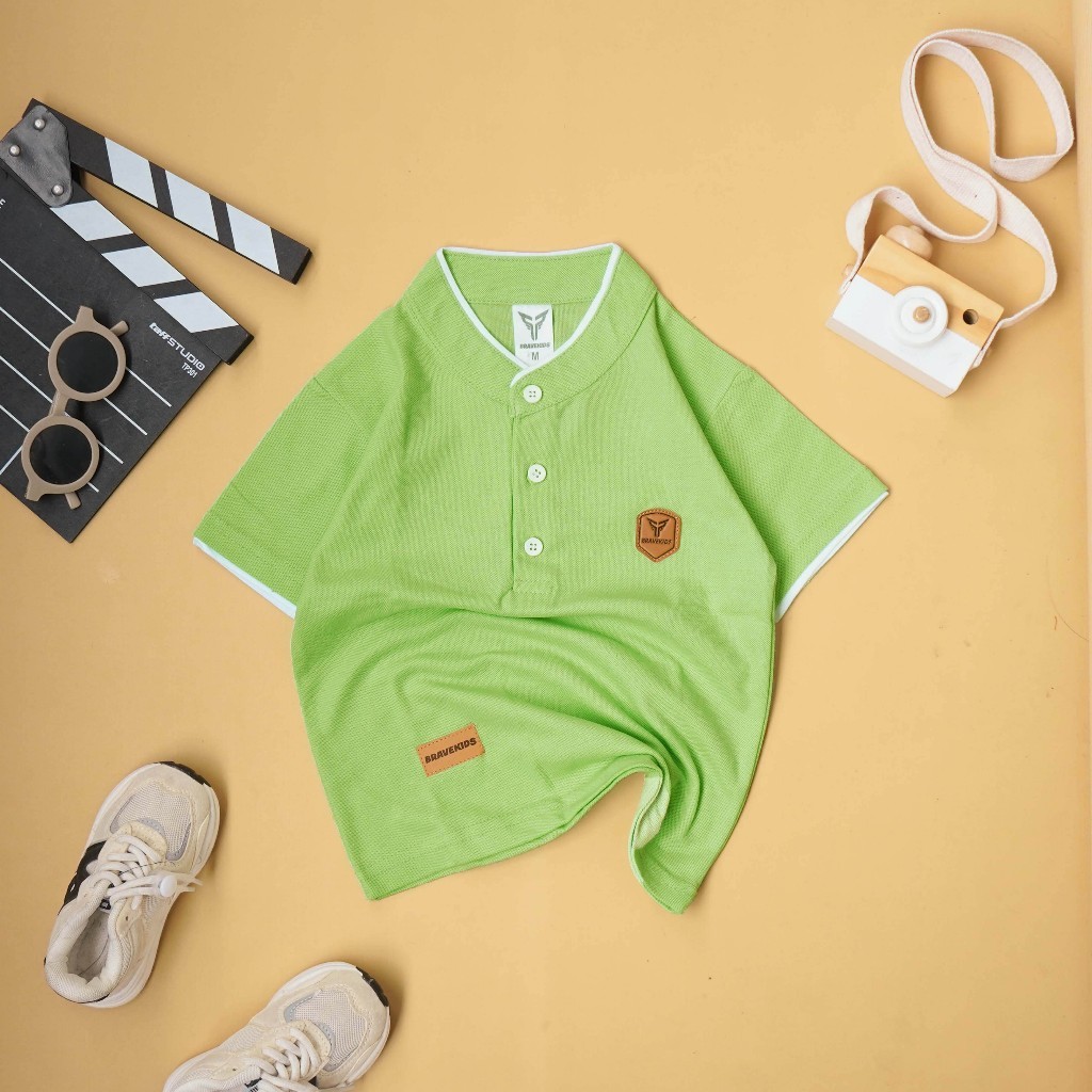 KAOS ANAK LAKI LAKI COTTON PIQUE KERAH SHANGHAI