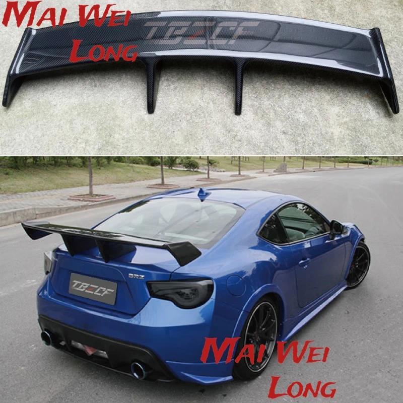 Car-styling Carbon fiber Material ZELE Style GT 86 BRZ Rear Trunk wing spoiler For Su BRZ Toyota 86 