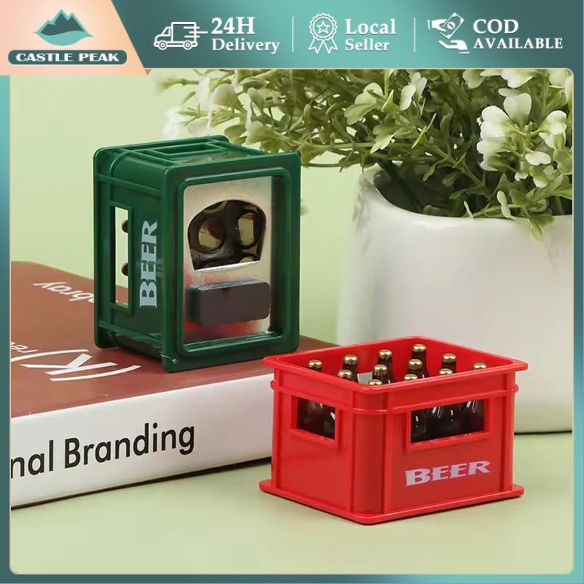 Alat Pembuka Tutup Botol Bir Desain Rak Wine Mini Resin Lucu Magnet Kulkas Dekorasi Bar Hadiah