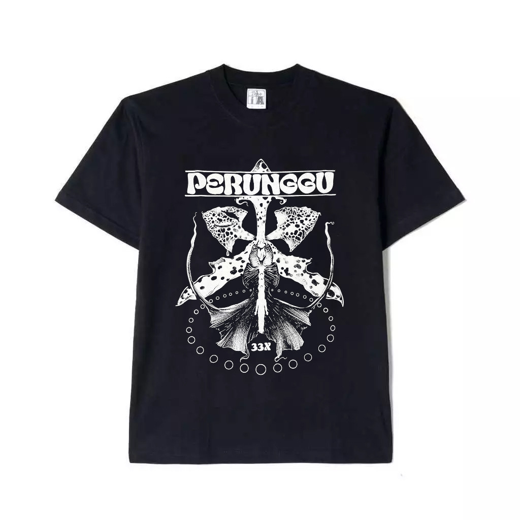 Perunggu - "33x" Logo White (Black)