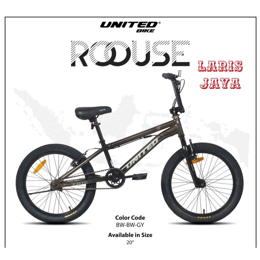 Sepeda BMX 20 Inch United Roouse Rotor Original Terbaru