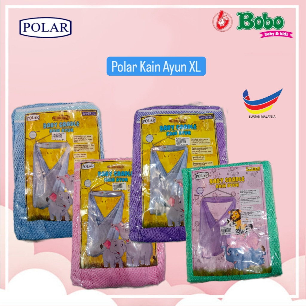 NMZSHOP POLAR KAIN AYUN ZIPPER JUMBO / Baby Cradle / Ayunan Bayi