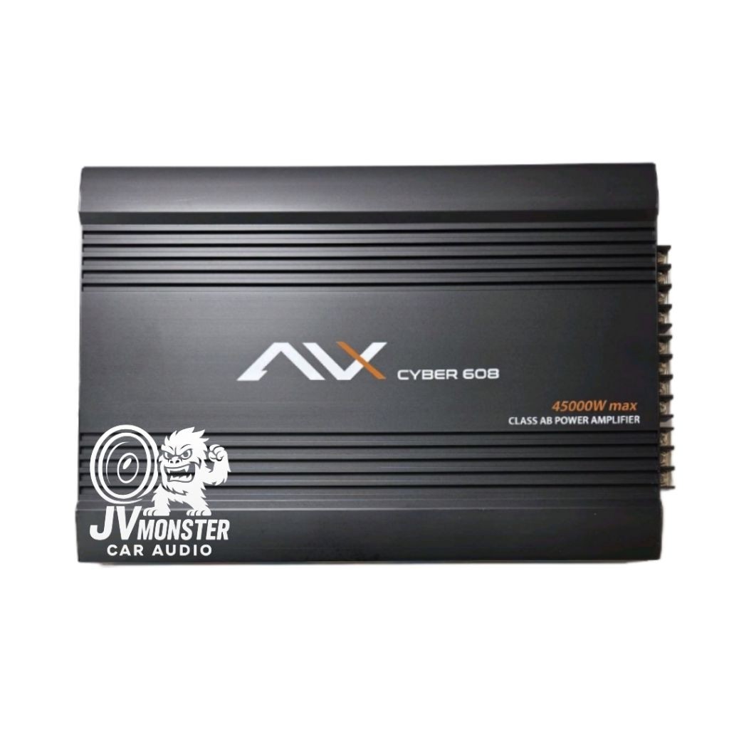 AVX Power Amplifier CYBER-608 45000Watt 4 Channel Mosfet Bass Jedag-jedug & Treble Tajam Subwoofer &