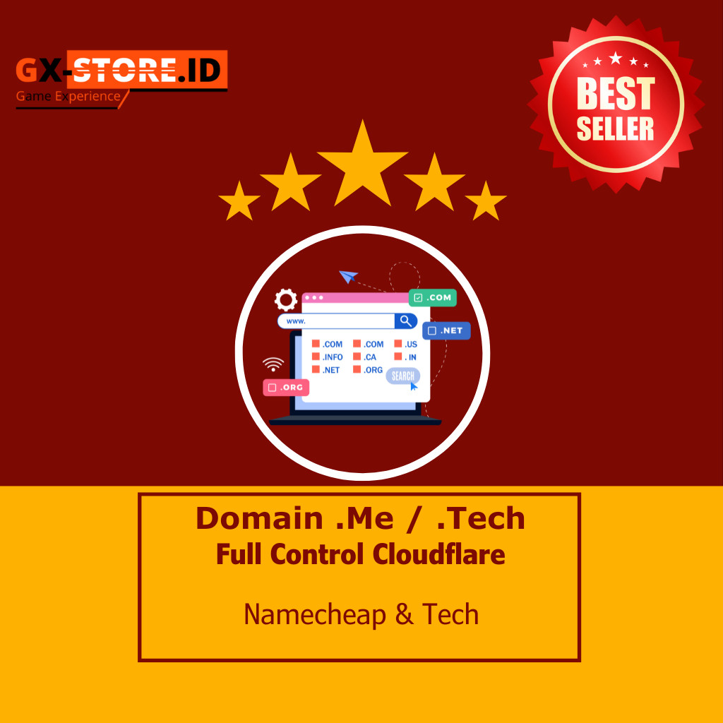 Domain untuk hosting tersedia ( .me / .tech ) - harga untuk 2 domain