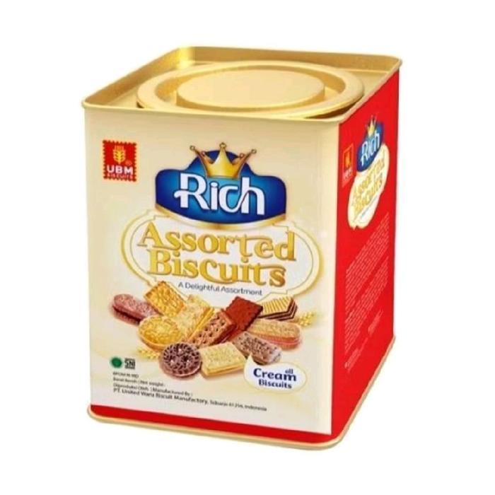PROMO  UBM  Kaleng Biskuit Rich Assorted 700 Gram