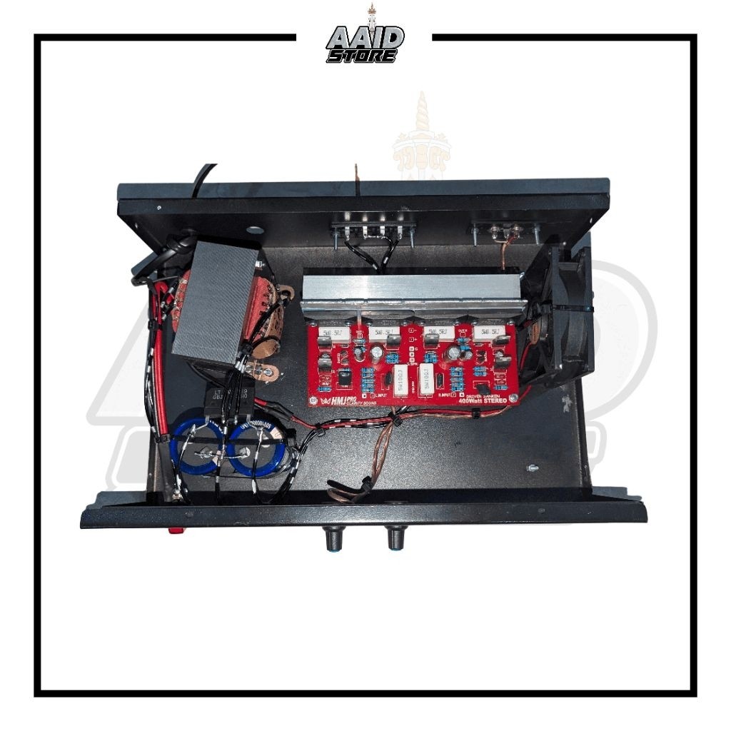 [ SUPER SALE ] Power Amplifier Rakitan 5 Ampere 400watt Stereo