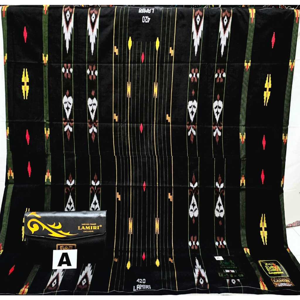 Lamiri SKT Sarung Songket Hitam Mesres Elegan
