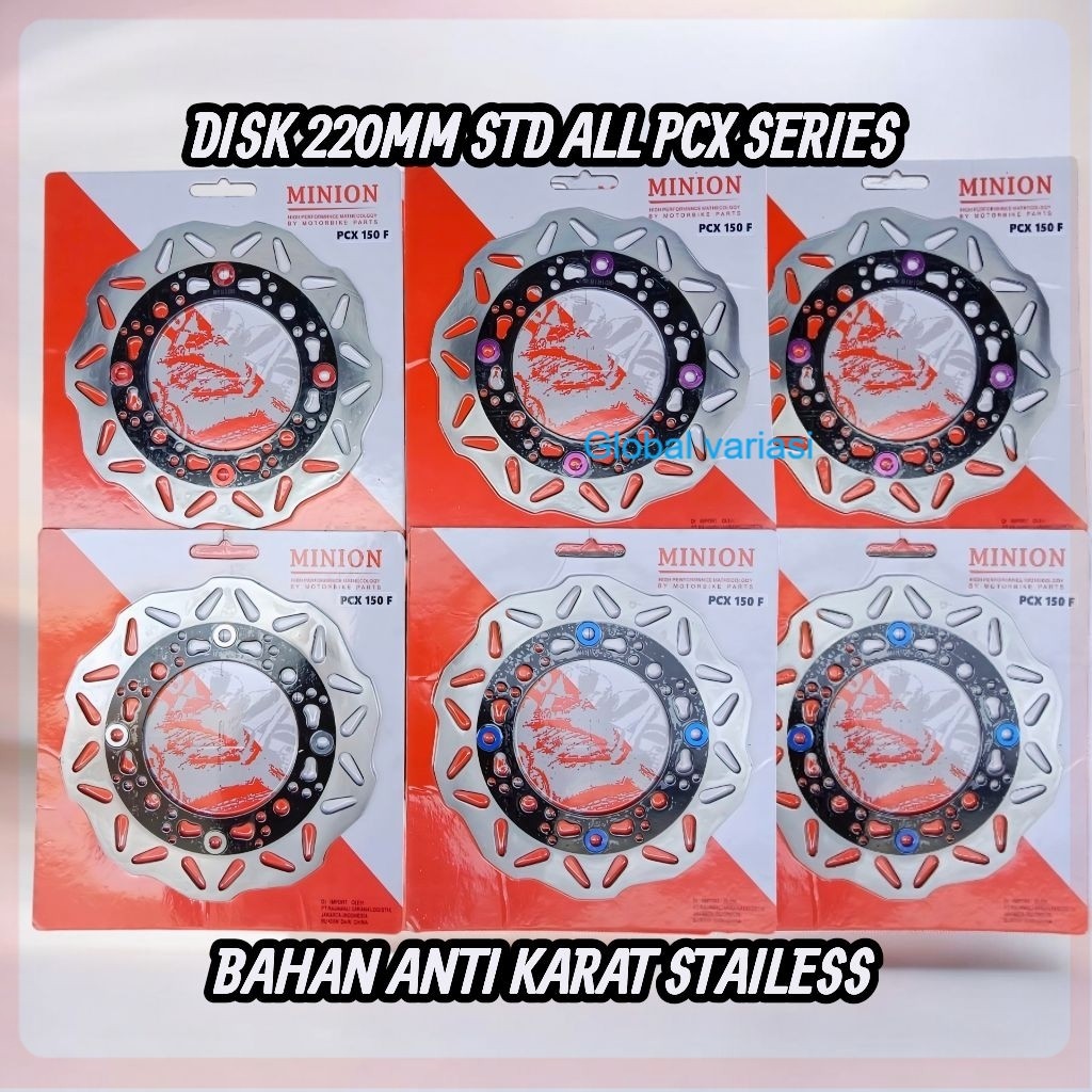 Disk cakram piringan cakram pcx 150 pcx160 Vario 160 220mm Global variasi