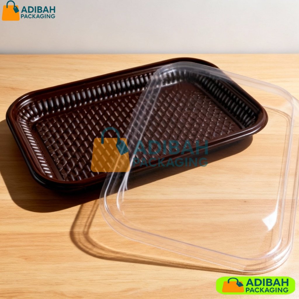 Promo (10pcs) Nampan Mika Besar LUX Alas Kardus / Nampan mika Besar / Jajan Seserahan,Pernikahan,Lam