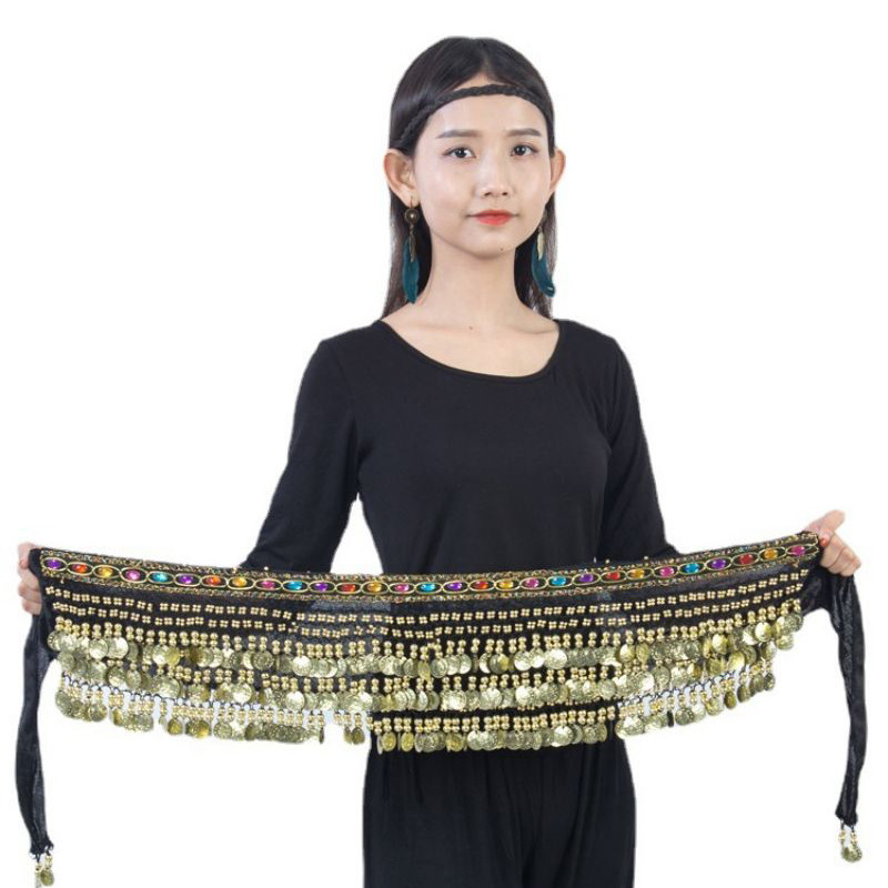 RF - Belly Dance Belt Sifon Belt India Dance Sabuk Belly Dance Ikat Pinggang Belly Dance Tari Perut