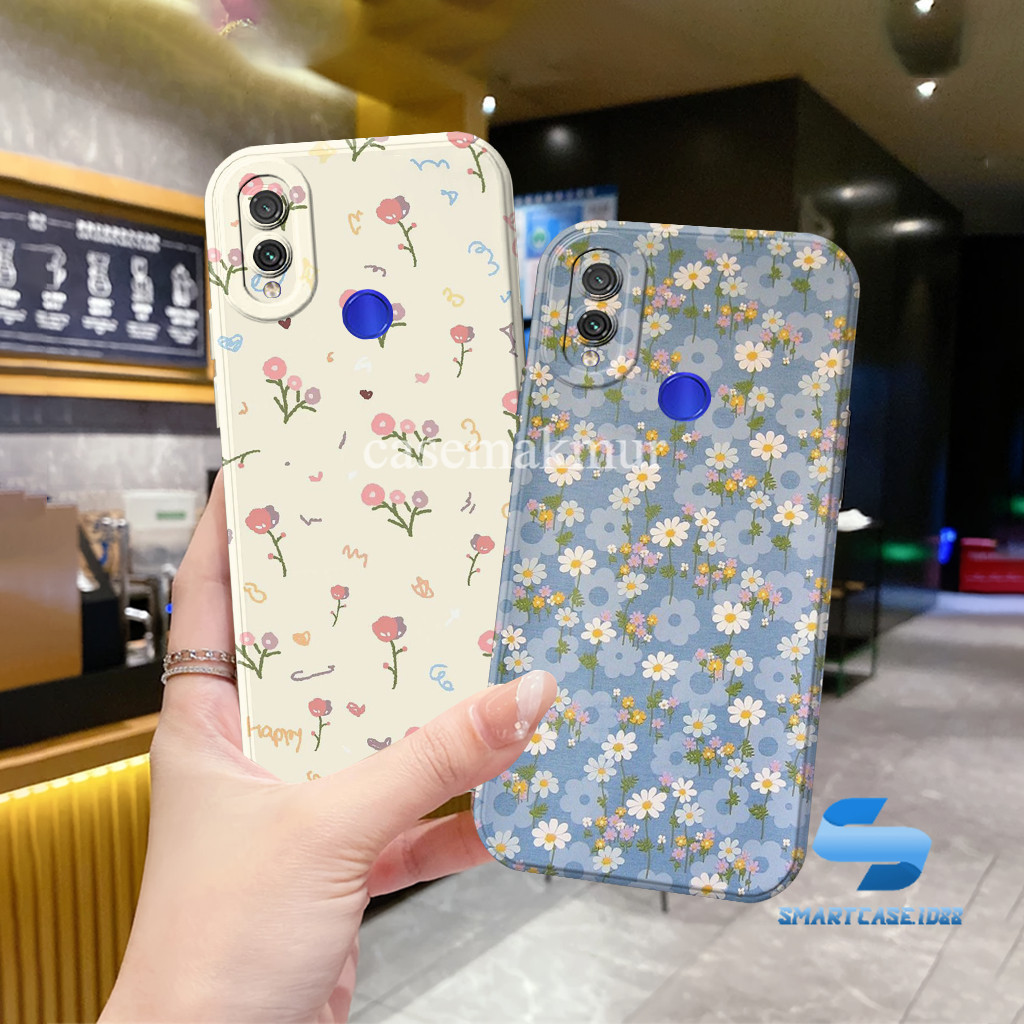 Xiaomi Redmi 7 / Note 7 5 Pro Case Custom Pro Camera Motif Bunga Kecil Silikon Tpu Custom