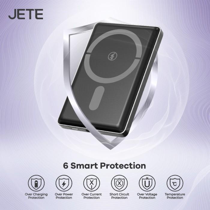 Powerbank Magsafe 10000 MaH Magnetic JETE | Powerbank Wireless | Powerbank Iphone - Garansi 2 Tahun 