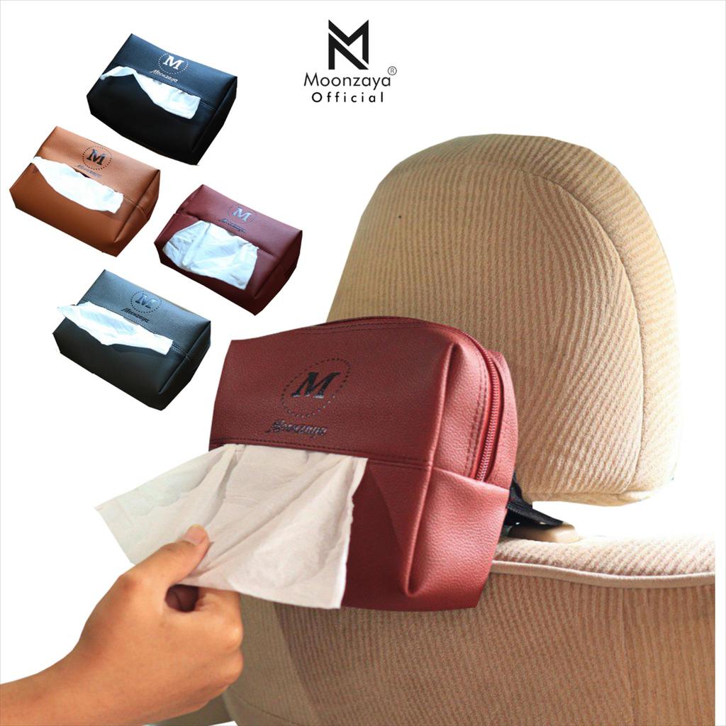 Kana Pouch / Tempat Tisu Mobil Terbaru dari Moonzaya Bahan Kulit Sintetis