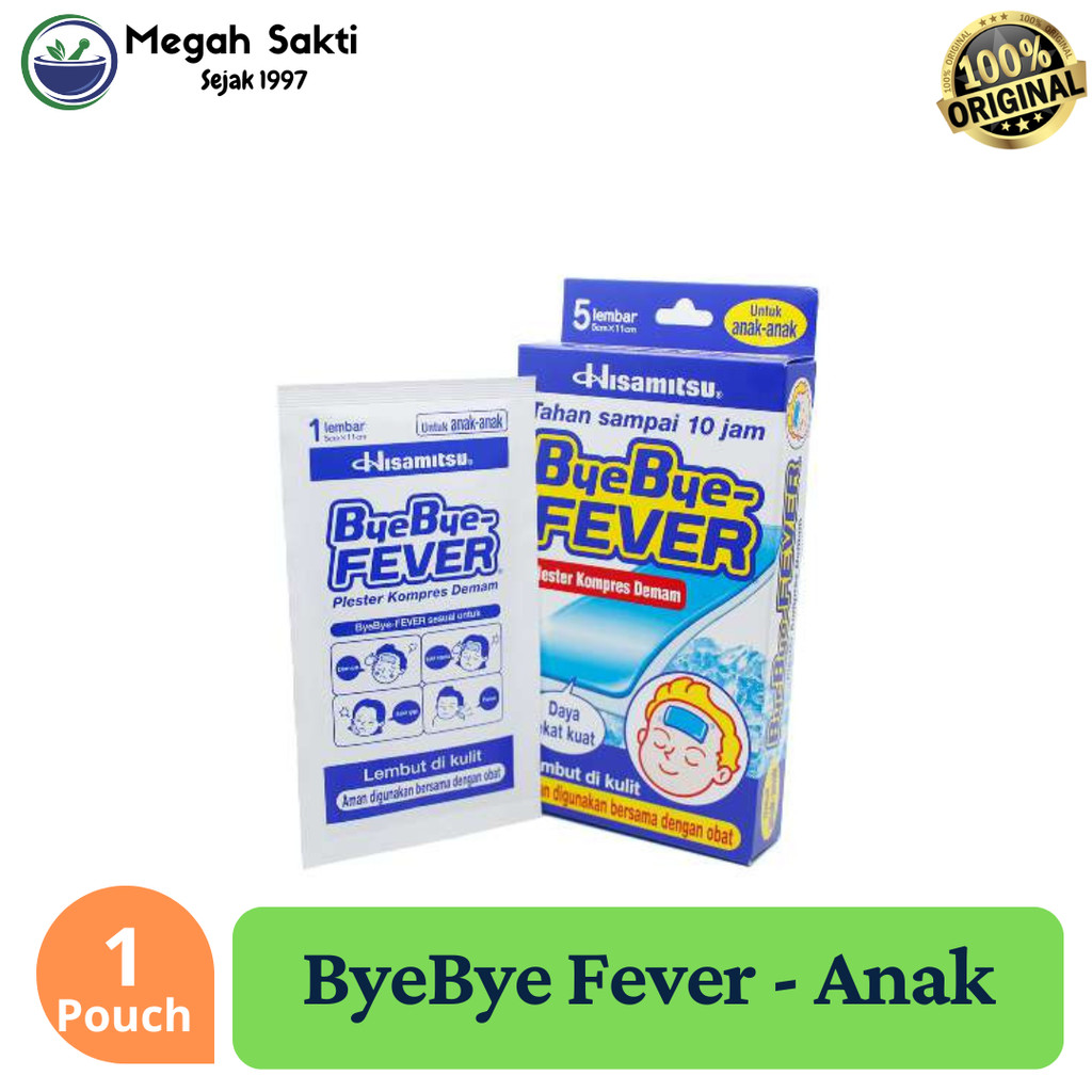 MGS - ByeBye Fever Bayi  - Bye Bye Fever Plaster Kompres Demam Untuk Anak Hisamitsu