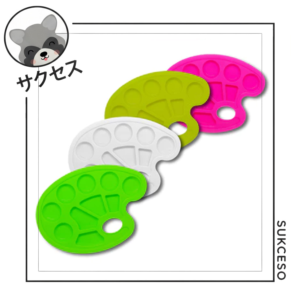 Butterfly Palet Oval Lukis | Palette Buterfly, Palette Lukis, Palet Cat Lukis