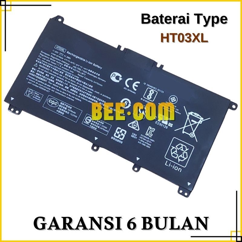 Baterai HP 14s-cf2500TX 14s-cf2017TU 14s-cf2517TU 14s-cf2518TU -BEE