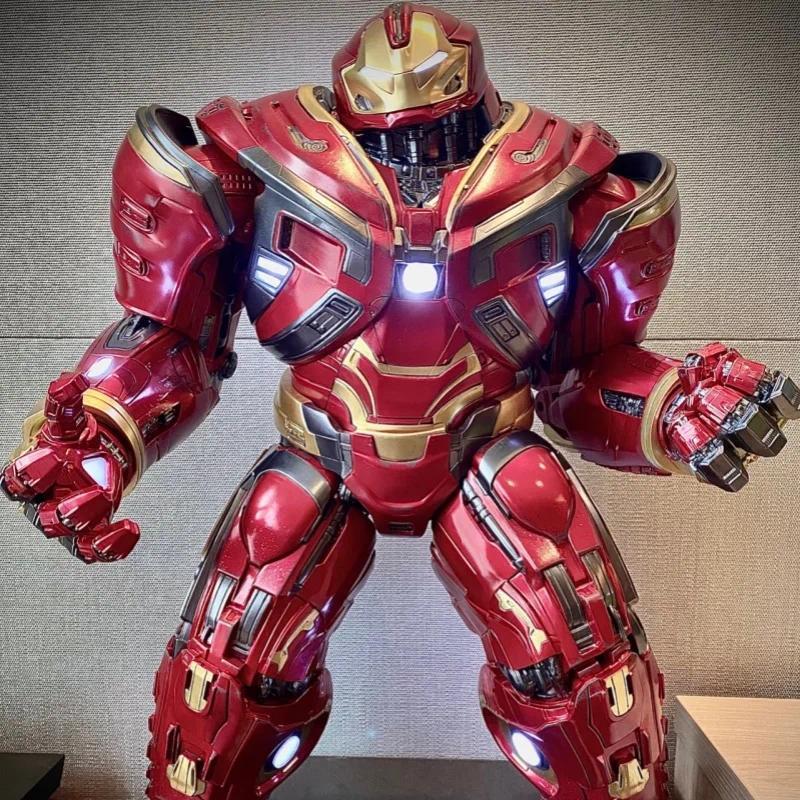 Avengers Hulkbuster Action Figure - Metallic Paint Collectible Model Statue for Adult & Kid Xmas Toy
