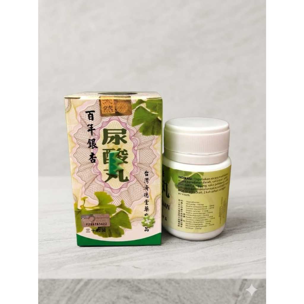 Tong Tianhe TM Original Impor Dari China Niao Suan Wan Bainian Ginkgo 30 Capsul 2x2 Kapsul