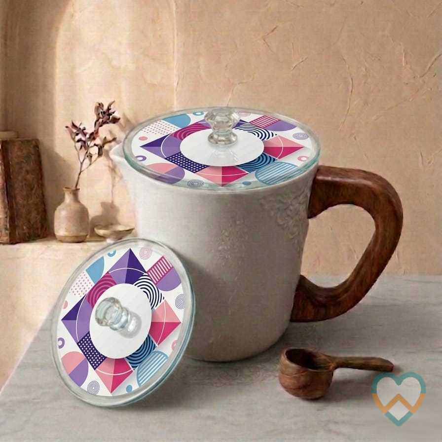 Akrilik Custom Tutup Gelas Mug Motif Estetik Bahan Acrylic Bebas Request Custom ~~ Love Custom