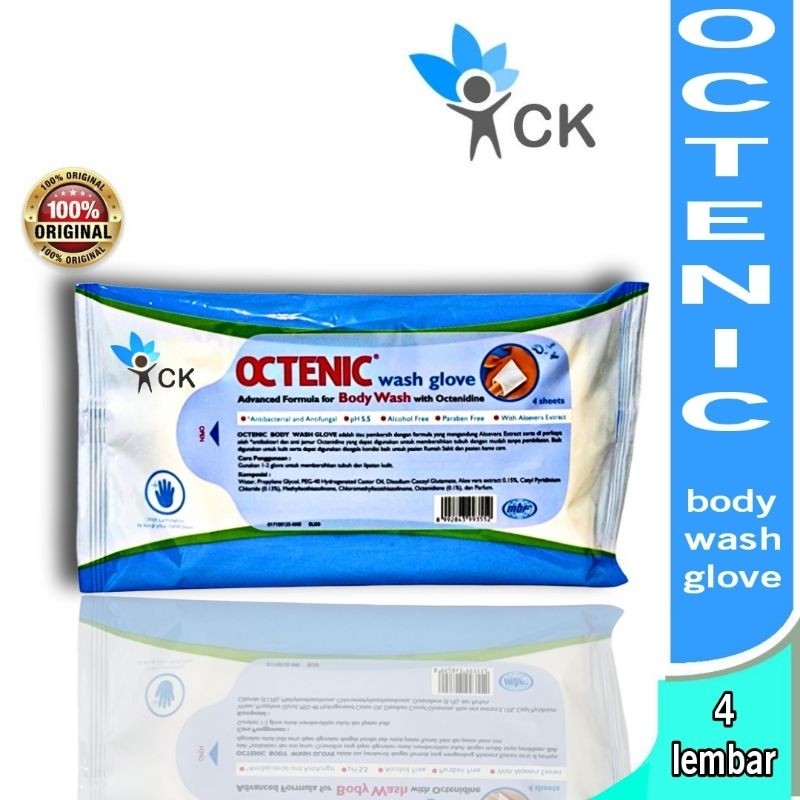 warung_santai - OCTENIC WASH GLOVE / WASH LAP octenic body wash glove