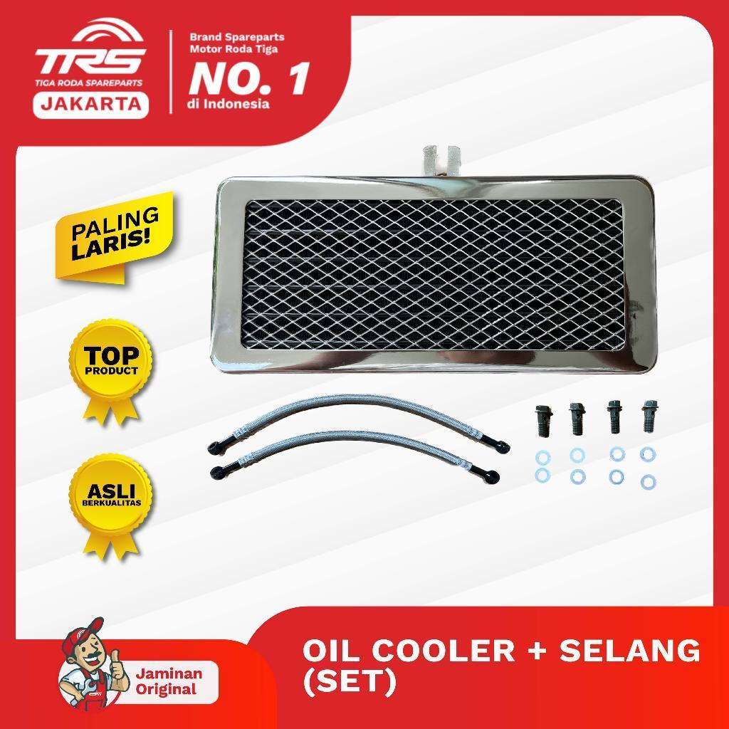TRS Oil Cooler Set Tossa Hercules Viar Tipe Non Radiator Spareparts Original TRS JAKARTA