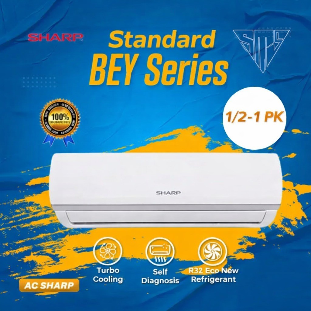 GS AC Sharp Low Watt 1/2 PK 5BEY made in Indonesia