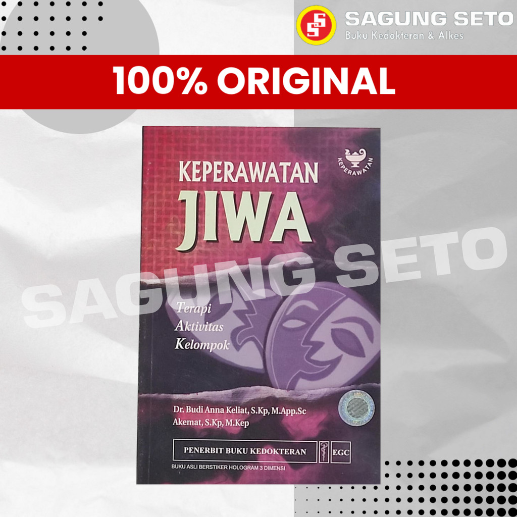 BUKU KEPERAWATAN JIWA TERAPI AKTIVITAS KELOMPOK (9789794487150) - DR BUDI ANNA (COVER MERAH)