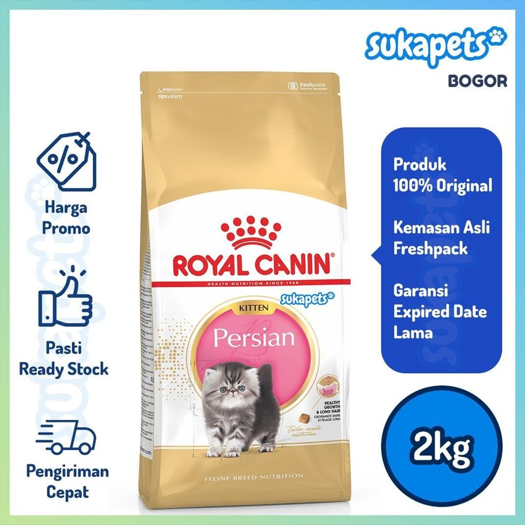Murah Royal Canin Kitten Persian Makanan Anak Kucing Persia 2kg