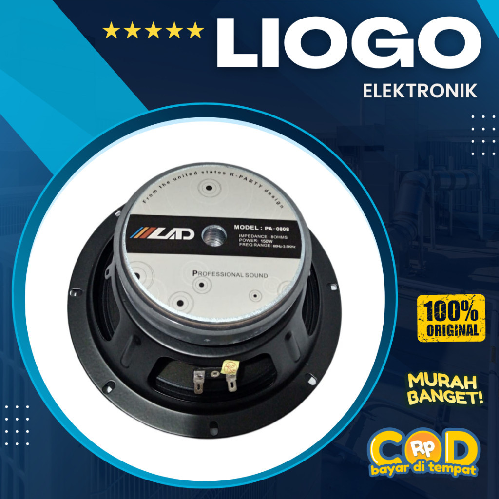 Speaker LAD 8 Inch Middle LAD PA 0808