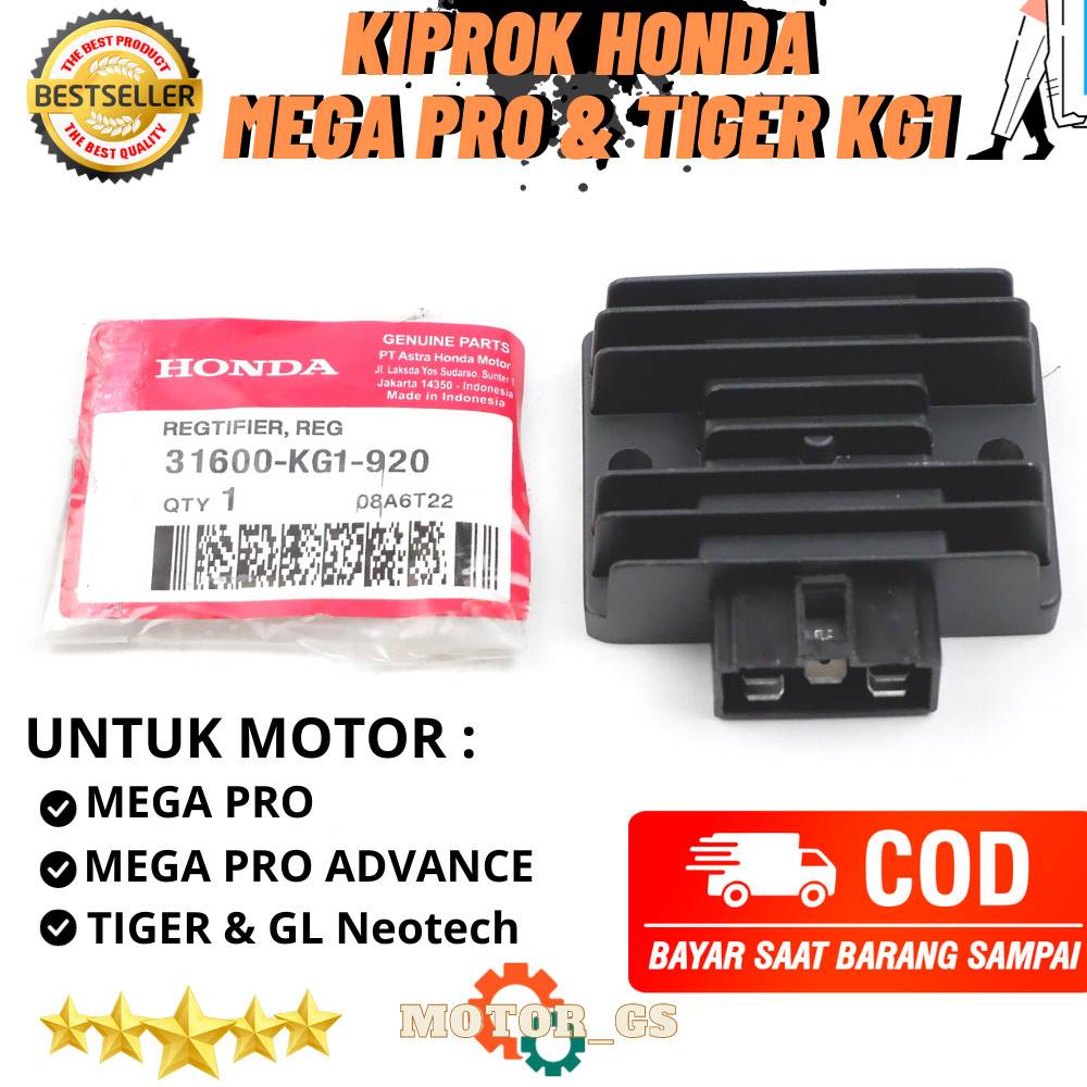 Ori Kiprok Regulator Honda Mega Pro - Tiger 2000 - GL Neotech - Kiprok Mega Pro & Tiger - 31600-KG1-