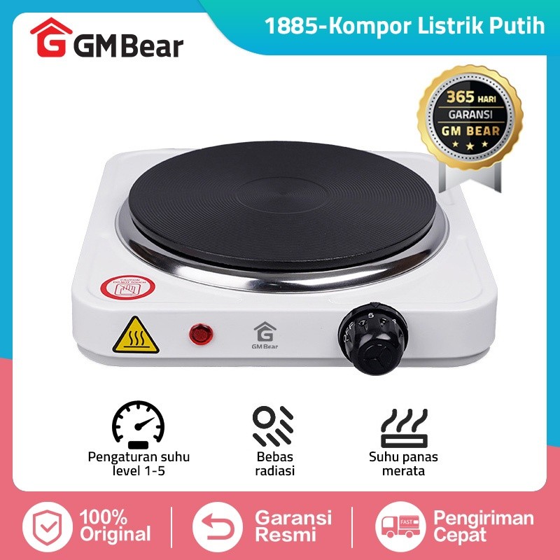 TERLARIS GM Bear Kompor Listrik Mini P0584 - Kompor Listrik Portable Kompor Listrik 1 Tungku