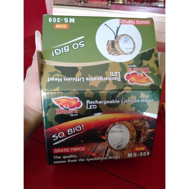 SENTER KEPALA DONY MS 309 SO BIG BISA DICAS KOMPLIT ORI