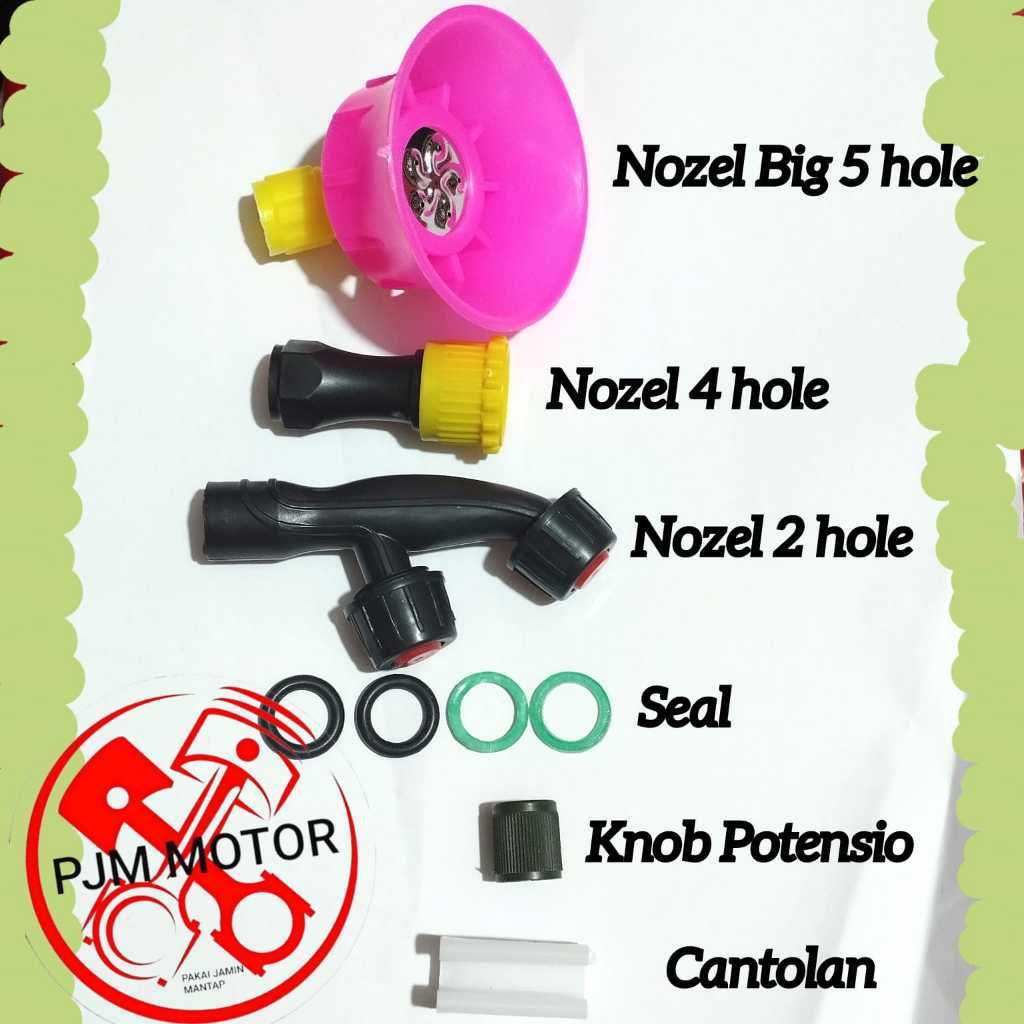 16L aksesoris pompa hama nozzle set tutup potensio dan knob sprayer gendong semprot hama elektrik 12
