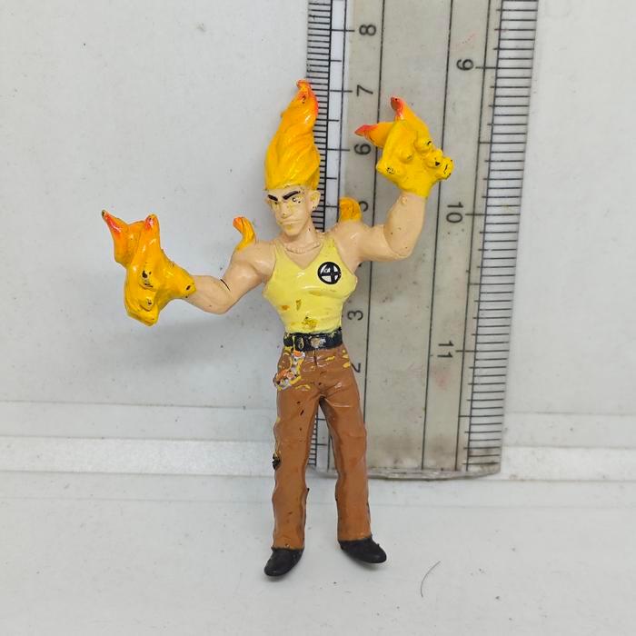 Figure 3' Jhonny Blaze Fantastic Four Mainan Figur Super Hero PrideToy