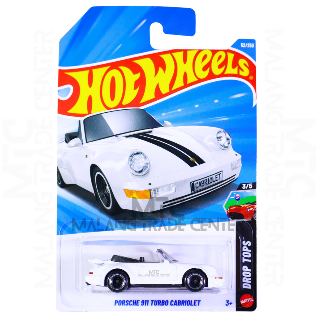 Hot Wheels Porsche 911 Turbo Cabriolet Putih C 2026