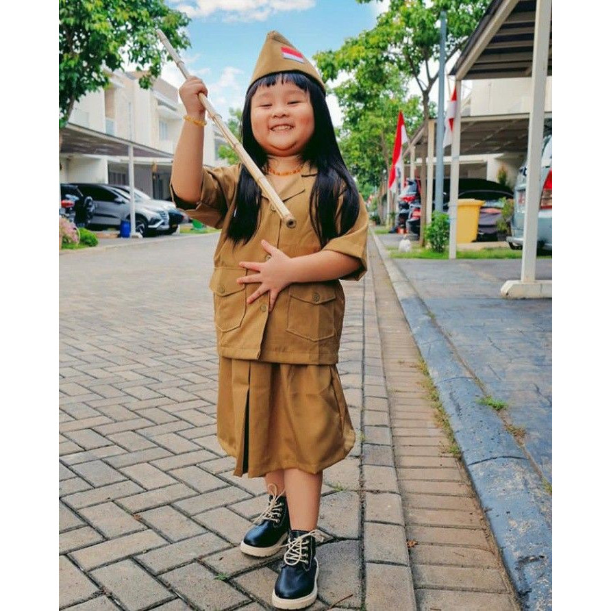 KOSTUM PEJUANG | KOSTUM KARNAVAL TEMA PERJUANGAN UKURAN BAYI-DEWASA