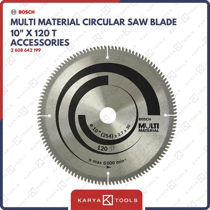 Bosch Mata Circular / Circular Saw Blade Multimaterial 10 Inch x 120 T (199)