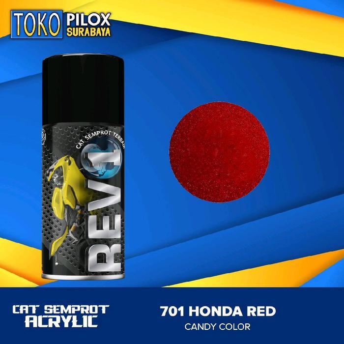 Cat Semprot  Acrylic Otomotif Candy Tone Revo Rev1 Honda Red 701 - 701-300