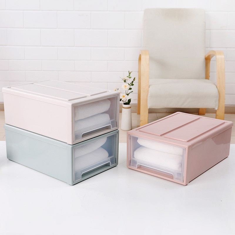 Drawer Storage Box Drawer Storage Storage Box Transparent Shoe Box Storage Drawer Household Clothes 