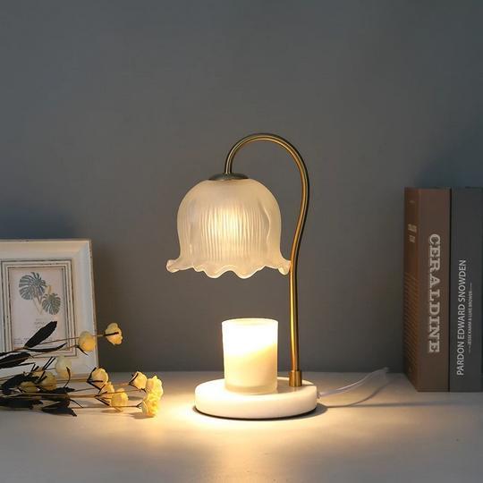 Lampu Lilin Peleburan Aromaterapi Lampu Lilin Peleburan Marmer Eropa Design Romantis
