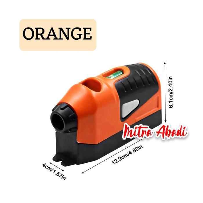 Waterpass Laser Digital Level MULTIFUNGSI - Alat Ukur Waterpass Laser - Orange