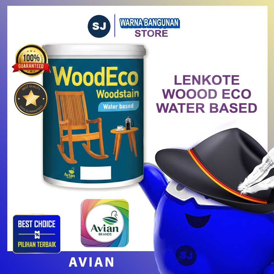Cat Kayu Politur Lenkote Wood Eco Woodstain Avian Brand